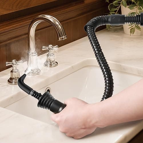 Steam Cleaner, Pressurized Multi-Surface Natural Handheld Steam Cleaner for Home with Lock Button&16 PCS Tools, Portable Steamer for Deep Cleaning Car, Bathrooms, Kitchens, Grout, Tile, and Windows thumbnail 8