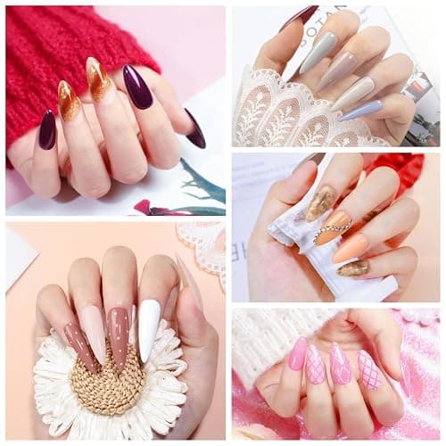 COSCELIA 40PCS Gel Nail Polish, 36 Colors Gel Polish Set All Seasons | 36 Colors Gel Polish Set with 4pcs Top Base Coat, Nude Red Brown White Blue Pastel Fall Colors, Gifts for Women thumbnail 4