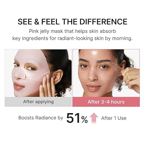 medicube Jelly Gel Mask with Salmon DNA PDRN Pink Collagen, 4EA | Overnight Face Mask for Glass Glow Skin - Elasticity, Hydrating, Firming and Moisturizing, Korean Skincare, 28g x 4ea thumbnail 5