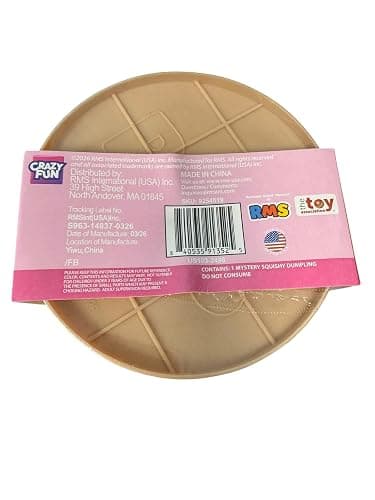 RMS Crazy Fun Mystery Dumpling Pork Bun Edition 3.5 inch | Squishy Toy, Super Rare Variant, Ages 3+, Blind Mystery Figure, Viral Collectible thumbnail 2