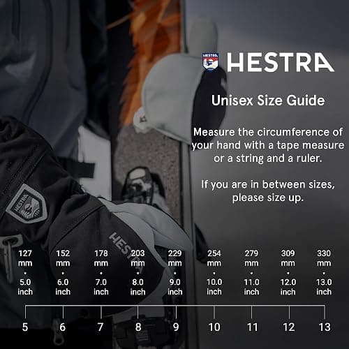 Hestra Army Leather Heli Ski Glove, 3-Finger Snow Glove for Skiing & Snowboarding for Men & Women thumbnail 2