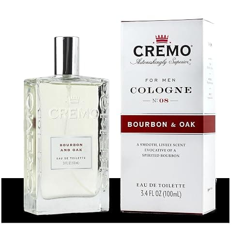 Cremo Cologne For Men - Bourbon & Oak Mens Cologne Spray, A Sophisticated Blend of Distiller’s Spice, Fine Bourbon and White Oak, Multi-Layered Signature Men's Fragrances, 3.4 Fl Oz - Image 1