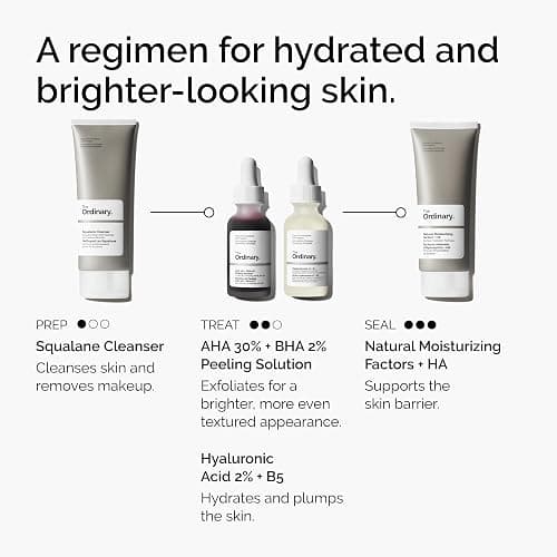 The Ordinary AHA 30% + BHA 2% Peeling Solution, Advanced Exfoliating Peel for Brighter Skin thumbnail 5