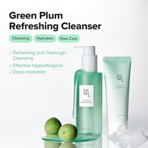 Beauty of Joseon Green Plum Refreshing Cleanser Gel Type Deep Pore Cleansing, Acne Face Wash, Blackhead Remover for All Skin Types, Korean Skincare 100ml, 3.38 fl.oz thumbnail 2