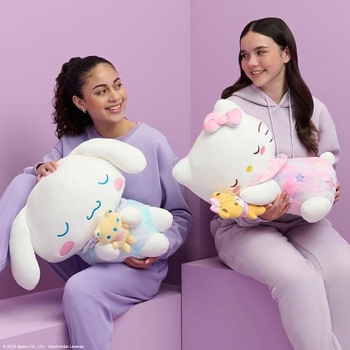 Jazwares Hello Kitty and Friends, Hello Kitty 18-inch Sleeping Plush with Bestie Accessory - Officially Licensed Sanrio Product from 6+ thumbnail 7