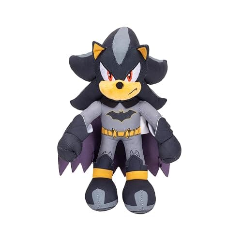 Sonic The Hedgehog DC Comics Shadow as Batman and Knuckles as Superman 9” Plush 2-Pack thumbnail 9
