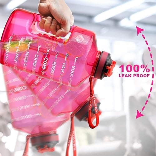  1 Gallon Motivational Sports Water Bottle  thumbnail 4