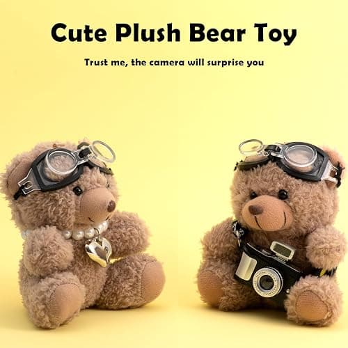 YILANFULL Cute Key Chain Plush Bear Bag Charm Teddy Bear Keychain Gift For Handbag,Purse, Backpack, Car Keys thumbnail 7