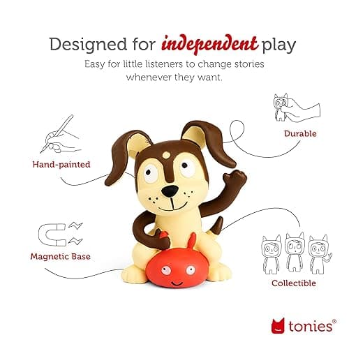 Toniebox Audio Starter Set with Cat in The Hat, Sam-l-Am, Horton Hears a Who!, and Playtime Puppy - Listen, Learn, and Play with One Huggable Little Box - Pink - Pink thumbnail 6