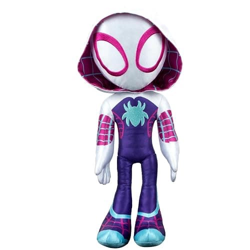 Marvel’s Spidey and His Amazing Friends - My Friend Ghost-Spider 16” Plush with Sounds - Superhero Toys for Kids 3 and Up - Image 1