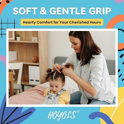 HOYOLS Mini Rubber Bands, 1500 Pcs Multicolor Hair Ties for Braids | Small TPU Elastics in Multi Colors with Gentle No-Pull Hold for Braids, Ponytails, Sectioning and Daily Styling thumbnail 6