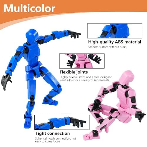 Rolling Art Action Figure Set, Model 13 Action Figure Multi-Jointed Movable,Gift Box Packaging, a Great for Loved Ones and Friends. thumbnail 5