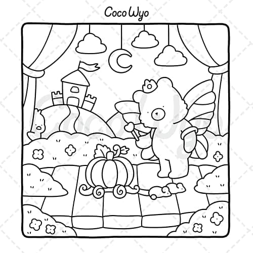 Little Cuddles: Coloring Book for Adults and Teens Featuring Cute Animal Friends for Relaxation (Cozy & Cute Coloring) thumbnail 8