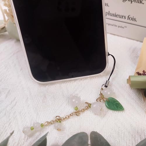 cioatu 1-4PCS Cute Phone Charms Aesthetic Y2K Cell Phone Charms Strap Pink Strawberry Butterfly Star PhoneCharm Y2K Accessories for Bag Keychain Airpods Camera Pendants Decor thumbnail 5