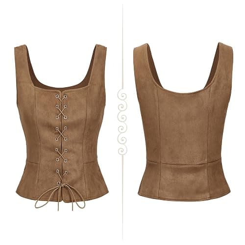 Century Star Corset Tops for Women Pirate Vest Renaissance Costume Medieval Viking Victorian Halloween Costumes Plus Size thumbnail 5