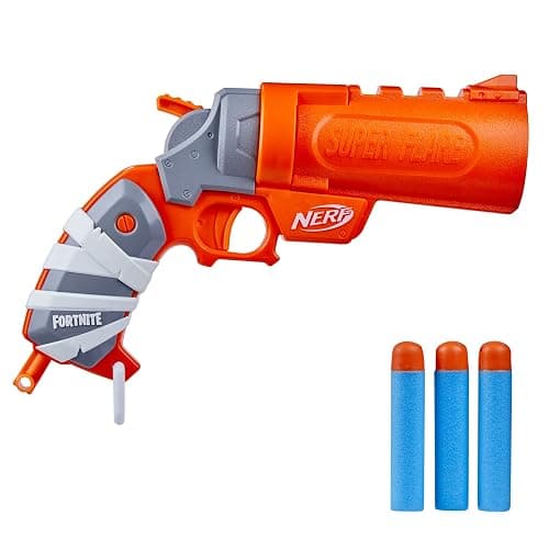 Nerf Fortnite Flare Dart Blaster, Break-Open Dart Loading, Includes 3 Nerf Mega Darts That Whistle Through The Air, Pull-Down Priming Handle - Image 1