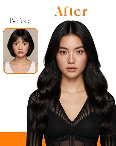 Sunny Hair Butterfly Hair Extensions Human Hair Jet Black Butterfly Genius Weft Hair Extensions Dual-Use Micro Bead Real Human Hair 18 Inch 100G thumbnail 5