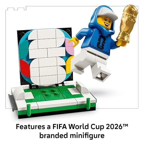 Editions FIFA World Cup Official Trophy Building Set, W/World Cup 2026 Minifigure - Gift for Birthdays - 43020 thumbnail 5