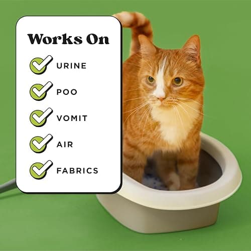 Pet-Pourri Smell Ya Litter Cat Litter Deodorizer Spray, Purrfectly Bamboo 3.4 Fl Oz, Up to 170 Uses, Pet Odor Remover with Essential Oils for Air, Carpet, Urine, Vet Recommended, Bergamot Bamboo Scent thumbnail 6