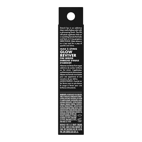 e.l.f. Glow Reviver Lip Oil, Nourishing and Hydrating with High-Shine Glimmer Finish & Sheer Wash Of Color, Minty Scent, Non-Sticky, Vegan & Cruelty-free, Citrine Gleam thumbnail 7
