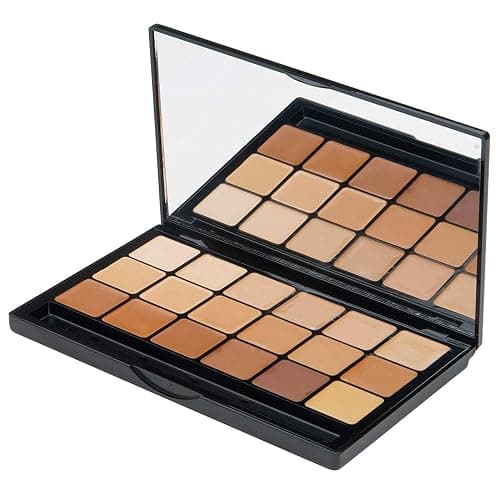 Graftobian HD Glamour Creme Foundation Warm Super Palette - 18 High Definition Warm Undertone Cream Shades - Image 1