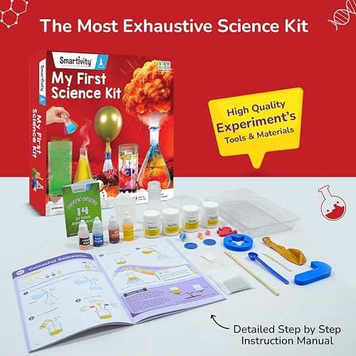 Smartivity My First Science Experiment Kit for Kids Ages 6, 7, 8, 9, 10, 11, 12 Years | 50+ Experiments I Christmas, Birthday Gift I Science Projects for Boys & Girls, STEM Toys for 6 to 12 Years thumbnail 6