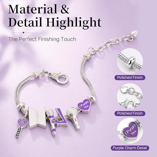 KINFERTE for Merch Bracelet for Fans - Friendship Jewelry Gift Set(7 Pack) Birthday Gifts, Concert Accessories,Cosplay Merchandise for Fans thumbnail 5
