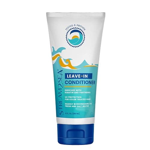 Leave-In Hair Conditioner Detangles & Replenish Hair Moisture Natural Reef Safe Formula - Sulfate and Paraben Free with UV Protection by Stream2Sea - Image 1