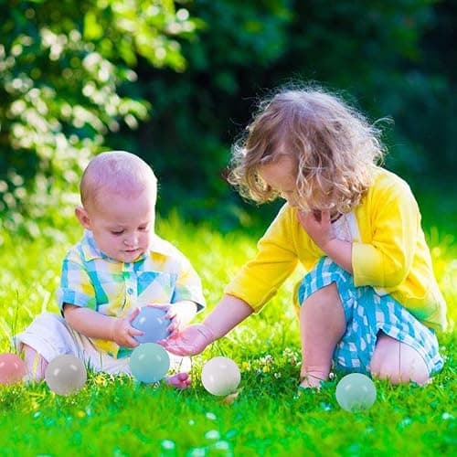 LANGXUN 50 100 200 Soft Plastic Ball Pit Balls for Kids, Gift for Baby Toddler Birthday Christmas, Ball Pit Play Tent, Baby Kiddie Pool Water Toys, Party Decoration thumbnail 6