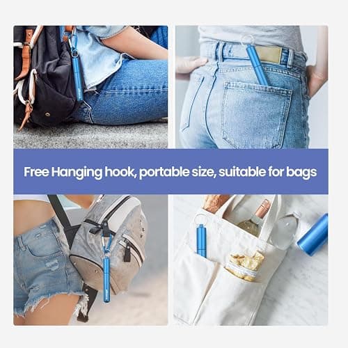 Ecoangel Cruise Ship Essentials, Reusable Metal Straws (4 Pack) | Collapsible Travel Drinking Straws with Cases, Stainless Steel Straws, Cruise Must Haves with Silicone tips for Gifts thumbnail 7