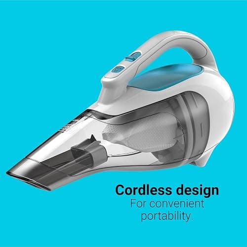 BLACK+DECKER dustbuster Cordless Handheld Vacuum, Portable Vacuum for Car and Home Rechargeable, Powerful Suction, Wide Mouth (HHVI315JO42) thumbnail 4