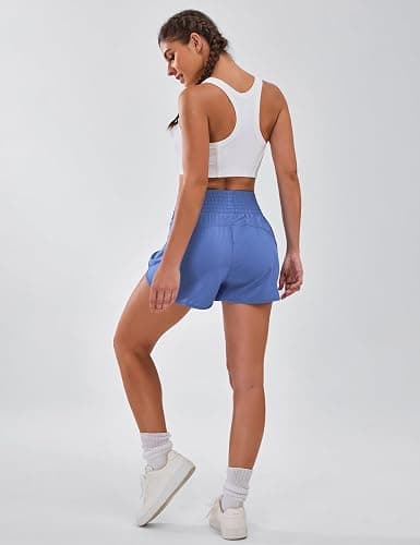 BMJL Women's Athletic Shorts High Waisted Running Short Pocket 2.5" Sporty Shorts Gym Workout Shorts thumbnail 5