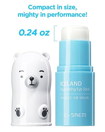 THESAEM Iceland Hydrating Eye Stick 0.24oz - Cooling Balm for Dark Circles and Puffiness – Under Eye Treatment - Reduce Wrinkles and Moisturizing - Minimize Dark & Puffy Eyes - Aqua Scent thumbnail 4