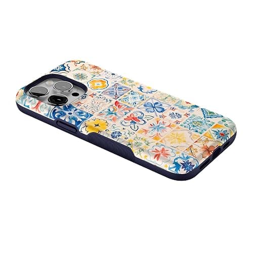 Casely iPhone 15 Pro Max Case | Tuscan Tiles | Dolce Vita | Compatible with MagSafe | Bold Protective Design thumbnail 7