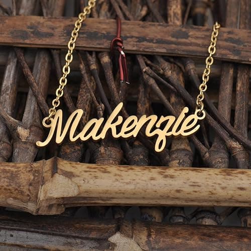 HUAN XUN Personalized Name Necklaces for Women Custom Stainless Steel Initial Ltter Necklace Pendant Jewelry for Christmas Birthday thumbnail 5