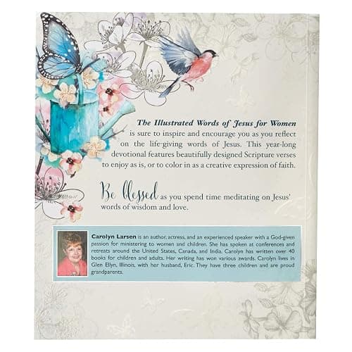 The Illustrated Words of Jesus for Women Daily Devotional - 366 Days of Calming Coloring and Meaningful Meditation on the Words of Jesus thumbnail 2