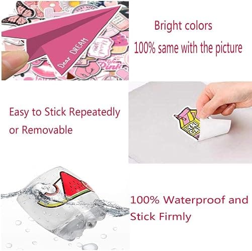 50 Packs Chiikawa Stickers Water Bottles Laptop Phone Motorcycle Computer Guitar Skateboard Hydroflasks Chiikawa Vinyl Sticker Waterproof Aesthetic Trendy Decals for Teens Girls Adults thumbnail 6