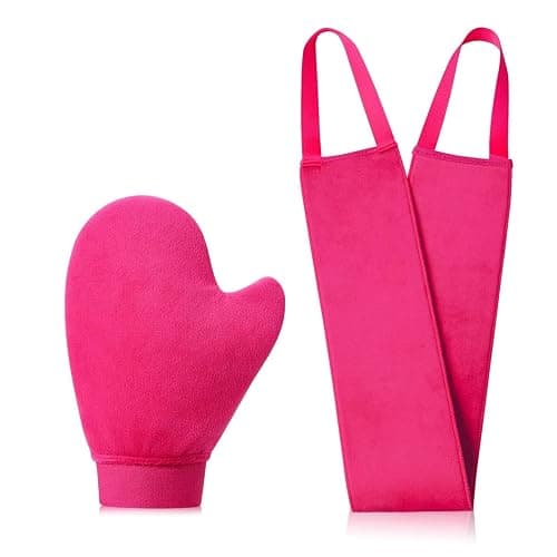 Self Tanning Mitt Applicator, CeleCily Self Tanner Mitt Applicator, Back Tanning Mitts Self Tanner Mitt Tanning Glove for Self Tan Sunless Tanner Mitt Self Tan Mitt Applicator - Image 1