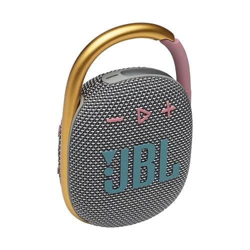 JBL Clip 4 - Portable Mini Bluetooth Speaker - Grey (Renewed) - Image 1
