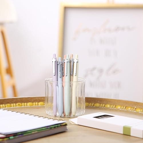 Mr. Pen- Bible Journaling Pens, 6 Pack, Black Ink, Retractable Gel Pens 0.5 mm, Soft Pastel Barrels with Silver Cross Clip, Smooth Writing for Bible Study, Journaling, Planning & Gifts for Women thumbnail 8
