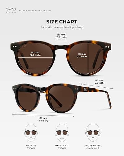 WearMe Pro Round Polarized Sunglasses for Women - Retro Classic UV400 Protection for Driving & Everyday Wear thumbnail 5
