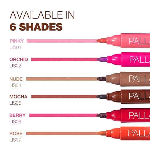 Palladio Lip Stain, Hydrating and Waterproof Formula, Matte Color Look, Longlasting All Day Wear Lip Color, Smudge Proof Natural Finish, Precise Chisel Tip Marker, Mocha Cream thumbnail 5