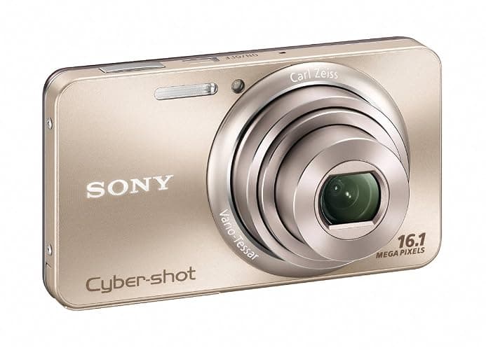 Sony DSC-W570N Digitalkamera (16 Megapixel, 5-fach opt. Zoom, 6,9 cm (2,7 Zoll) Display, bildstabilisiert) gold thumbnail 3