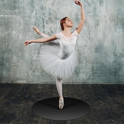 PullCrease Portable Dance Floor Smooth Ballet Floor Vinyl Dance Mat for Home Stage Studios Kids Adults Practice Improve thumbnail 8