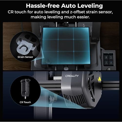 Creality Ender 3 V3 SE 3D Printer, 250mm/s Faster FDM 3D Printers with CR Touch Auto Leveling, Sprite Direct Extruder Auto-Load Filament Dual Z-axis & Y-axis, Printing Size 8.66 * 8.66 * 9.84 inch thumbnail 7