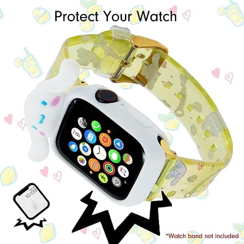 Sonix x Sanrio Apple Watch Cover | Bumper Case for Apple Watch | Protective Silicone Cover | Fits 38mm/40mm/41mm | Cinnamoroll - White thumbnail 3