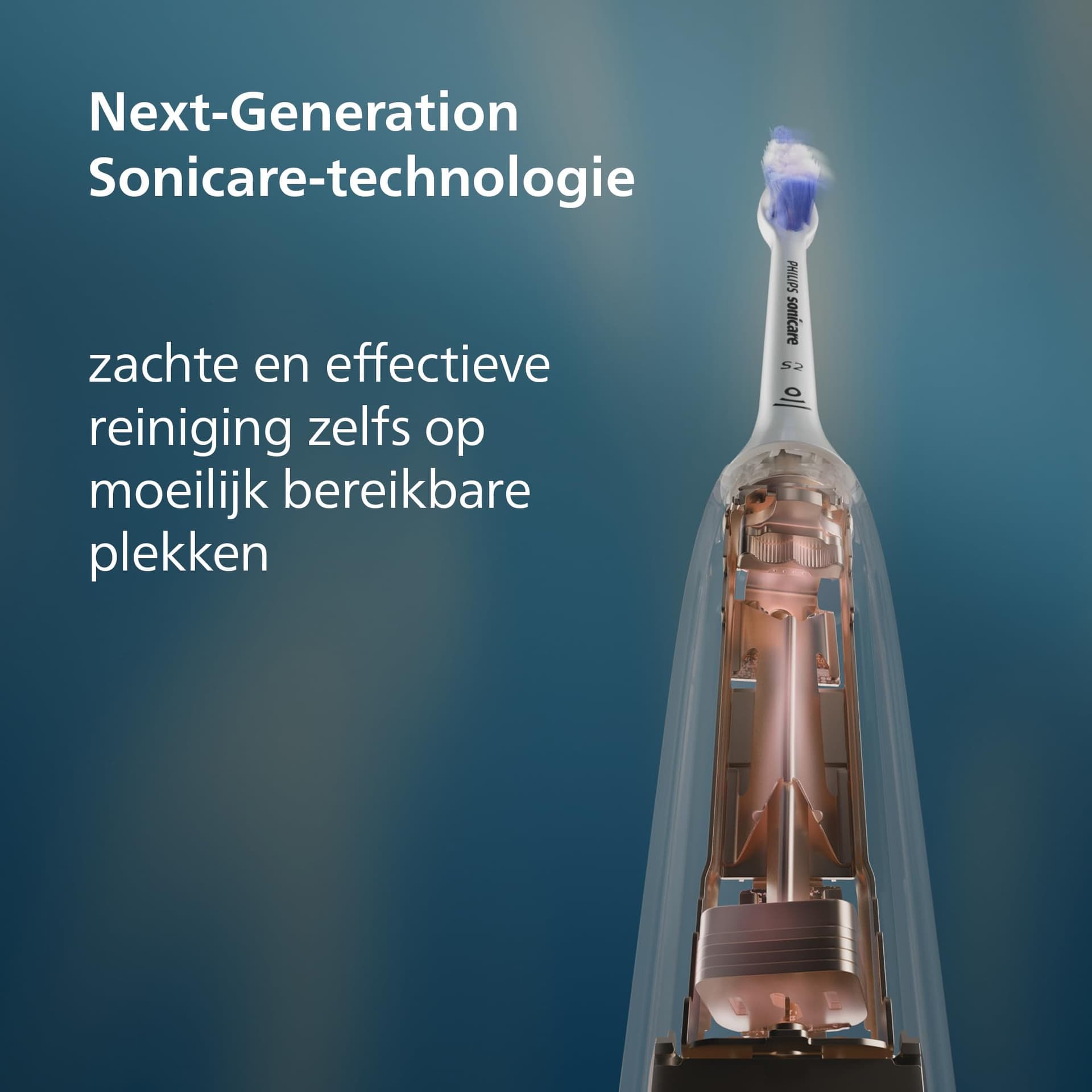 Philips Sonicare 5300 Electric Toothbrush, Sonic Toothbrush with 2 Intensity Levels, Pressure Warning, EasyStart, SmartTimer and BrushPacer, Black, Model HX7101/01 [New Technology] thumbnail 2
