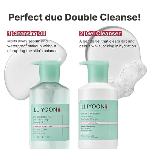 Illiyoon Gentle Deep Cleansing Oil | Lightweight Facial Cleanser with Coconut Oil & AHA/BHA for Makeup, Fragrance-Free, Sebum & Blackhead Removal, Korean Skin Care, 8.45 fl.oz. thumbnail 8