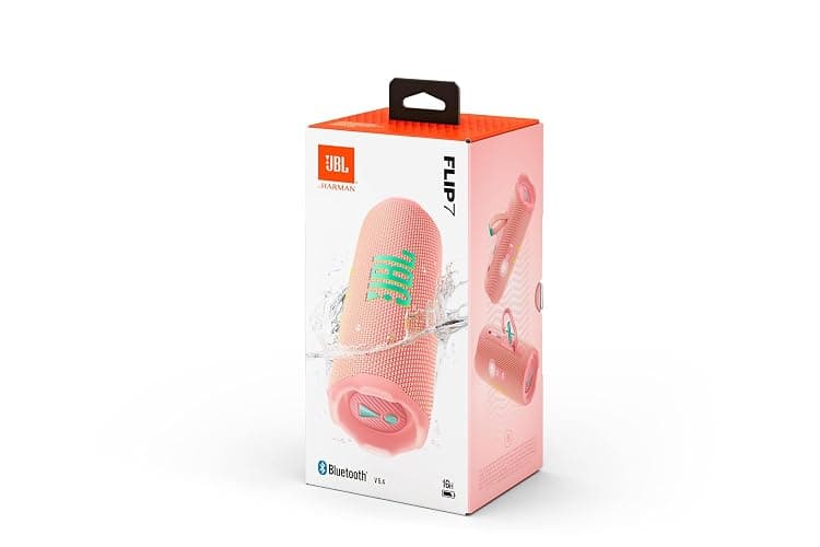 JBL Flip 7 Speaker Bluetooth Portatile Wireless, 16 Ore di Autonomia, Impermeabile IP68, Resistente alla Polvere e Antiurto, Suono Pro con AI Boost, Connessione Multi-Speaker Auracast, Rosa thumbnail 9