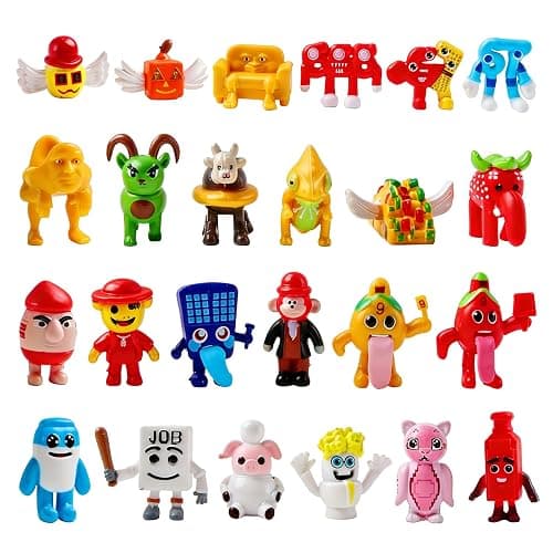 HANJIEJIE 24Pcs Steal a Brainrot Toys Action Figure Set, Steal a Brainrots 67 Los Tralaleritos Toy Figures, Collectible Brain-Rot Toy Gift for Fans - Image 1